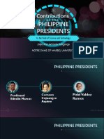Presidents (Marcos To Duterte)