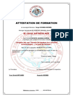 NZUE NZE - Attestation de Formation Travaux en Hauteur