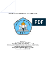 Tugas Kewirausahaan Analisis Swot