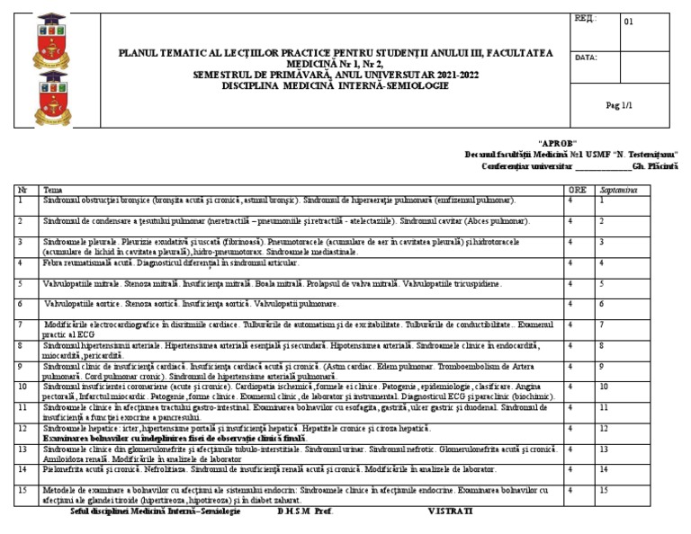 Plan Tematic Mis. 2021-2022.Pmvr | PDF