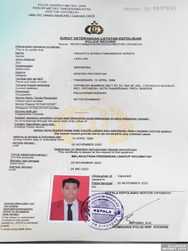 SKCK | PDF