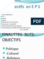 2-Les Objectifs en EPS ( PPT)