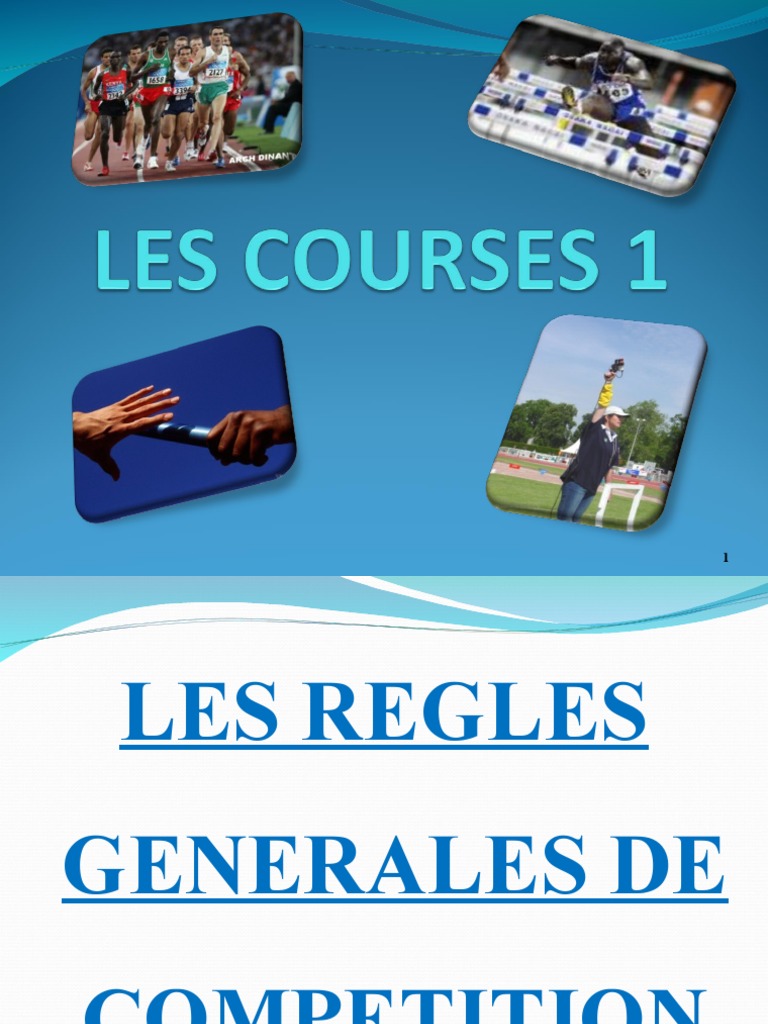 Règles de Compétition en Athlétisme | PDF | Athlétisme | Sports individuels