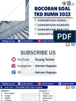 17 - Bahas 'Bocoran' Soal TKD Bumn 2022 Super - Lengkap!!