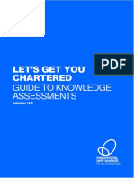 Lets Get You Chartered Knowledge Assessment Guidance