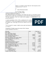 Taxable Income Calculation Mrs. Narayani