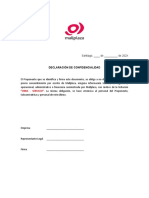 Anexo 02 Carta Declaración de Confidencialidad MP