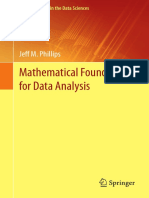 Mathematical Foundations For Data Analysis: Jeff M. Phillips