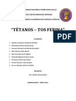 Tétanos - Tos Ferina - Grupo f