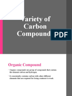 Variety of Carbon Compounds