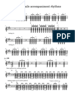 Alegrias Baile Accompaniment Rhythms