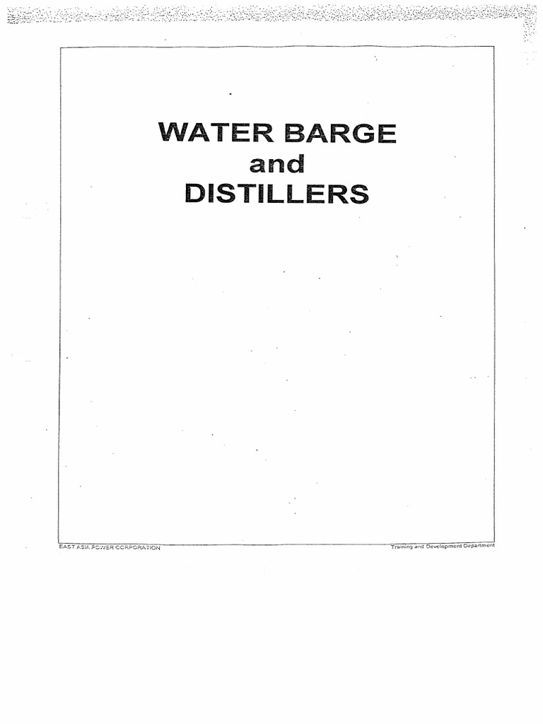 Water Barge and Distillers PDF