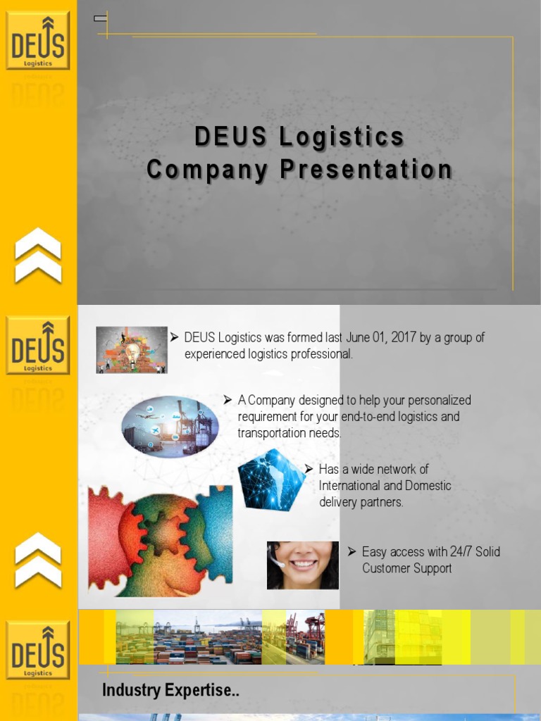 Deus international global logistics inc company profile pdf