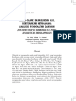 Sajak-Sajak Badaruddin H.O. Bertemakan Ketuhanan: Analisis Pendekatan Dakwah