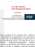 Career After Business Admin-Mgmt Course
