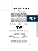 1953 M Spares List Singles