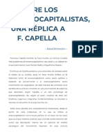 Carreiro - Algunas Cuestiones Sobre Los Anarcocapitalistas, Respuesta A Capella