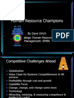 Dave Ulrich-Human Resource Champions