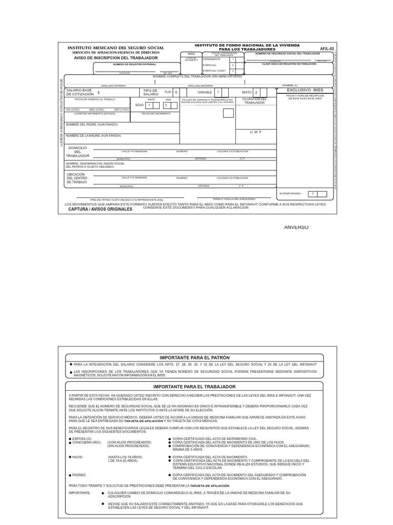 FORMATO AFIL02