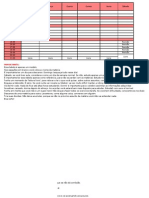 Horários de estudo com instruções