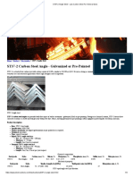 Low Carbon ST37-2 Angle Steel for General Structural Uses