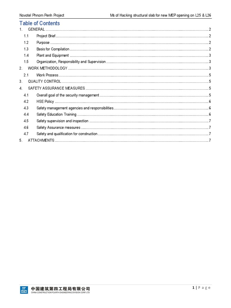 Ms of hacking structural slab for new mep opening pdf safety
