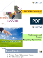 Topic 4 - The Entrepreneurial Process