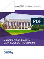 Northwestern University Masters Data Science