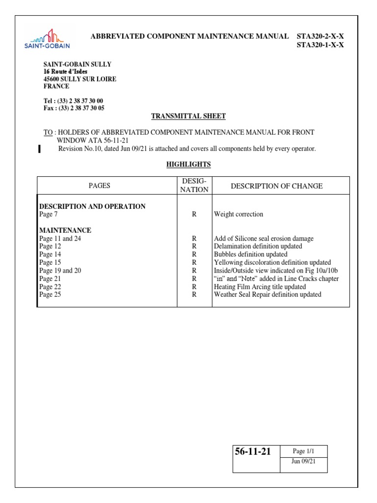 Acmm 56 11 21 Rev10 Jun21 Pdf Glasses Sensor
