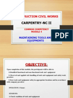 CARPENTRY NC II-common Competency Module 4