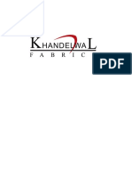 Brand Guideline Khandelwal Fabric