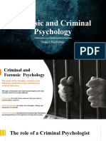 2022 Forensic and Criminal Psychology