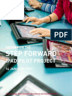 Step Forward: Ipad Pilot Project