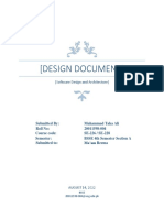  Design Document (SDA) Sec A