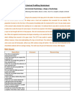 Ccod Criminal Profiling Worksheet 1