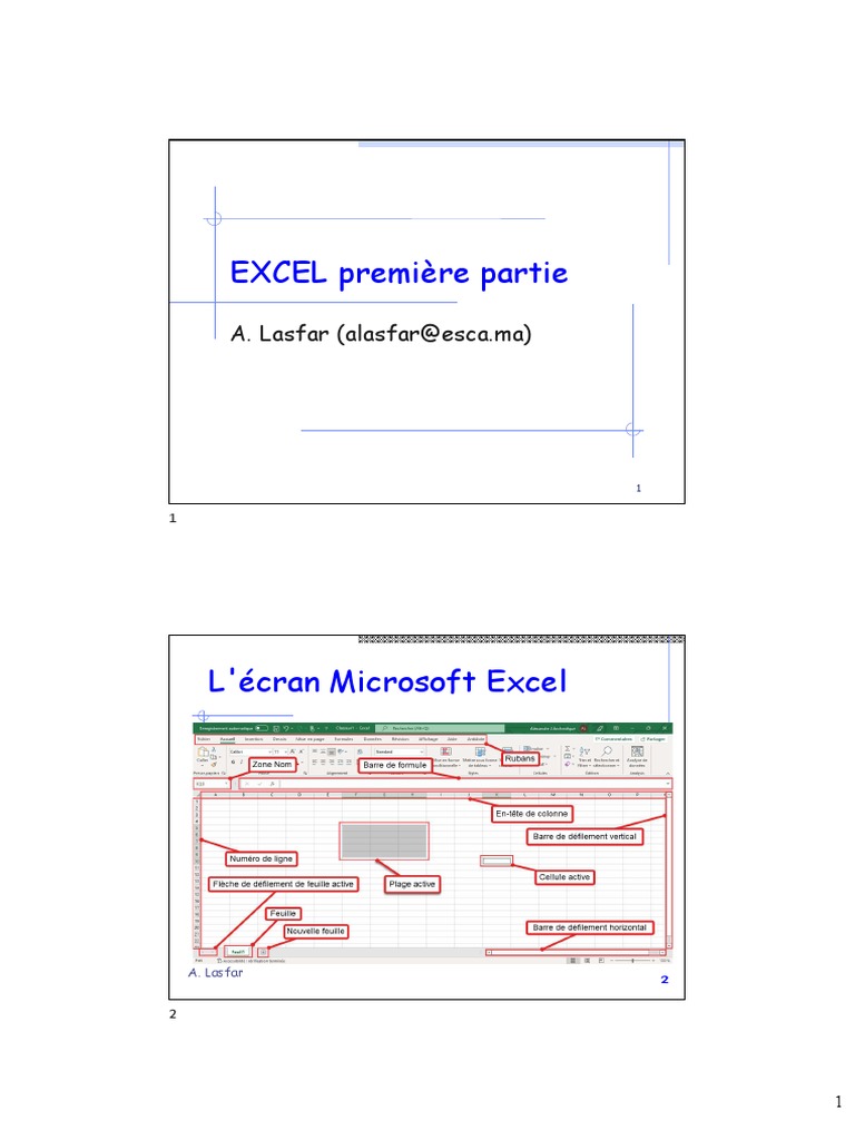 Introduction à Microsoft Excel | PDF | Microsoft Excel | Informatique