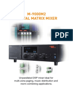 M-9000M2 Digital Matrix Mixer