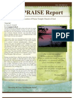 The Praise Report August 2011