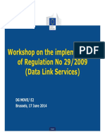 Data Link Services Workshop Brussels 17June2014