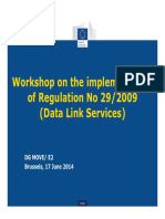Data Link Services Workshop Brussels 17june2014