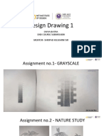 End Course Submission - Design Drawing Course - B.des, Divya Batra