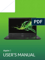 Acer Aspire 3 Notebook Manual Optimized