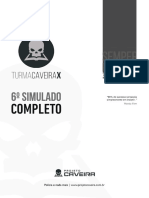 6º Simulado Completo - Caveira X - Projeto Caveira