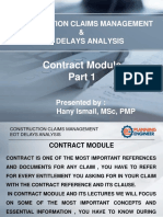 Construction Claim Management & EOT Delay Analysis