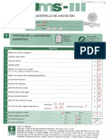 Ficha de Respuestas Test Weschler Adri