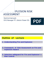 Fire & Explosion Risk Assessment: Roslinormansyah EHS Manager PT. Alstom Power ESI