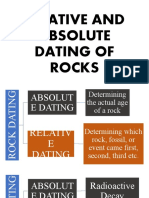 Relative and Absolute Dating of Rocks
