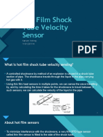 Hot Film Shock Tube Velocity Sensor: Click To Edit Master Title Style