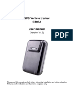 GPS Vehicle Tracker GT03A: (Version V1.3)