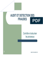 Audit Et Detection Des Fraudes
